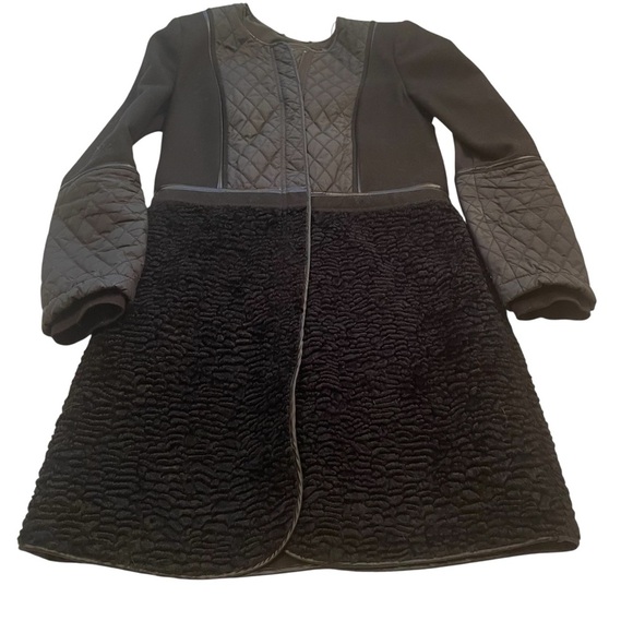 BCBG Max Azria Black Multi-Pattern Coat-Size XS-New Condition - Picture 3 of 15